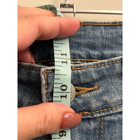 Levi's Patchwork Flare Jeans 30 x 32 medium wash high rise retro Y2K - Picture 7 of 12